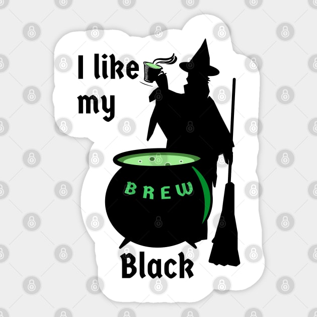 Witches brew Sticker by BishBashBosh